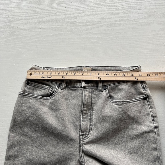 La Vie Rebecca Taylor INES Jeans Womens 28 Gray Mist Straight Ankle Length - Picture 8 of 14